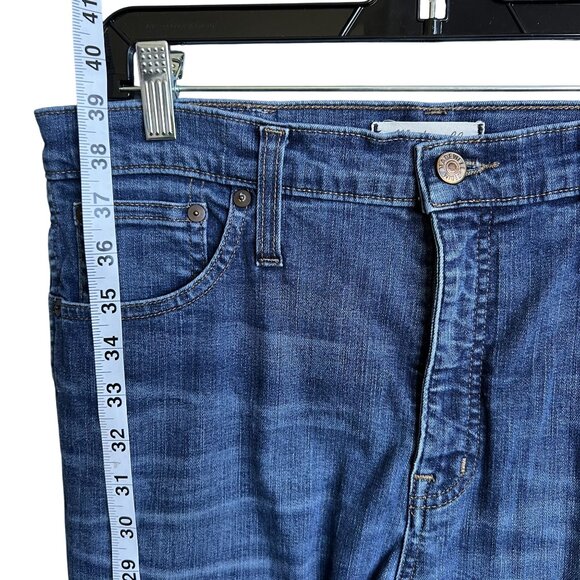 Madewell Womens 31 US 12 10" High Riser Skinny Skinny Jeans Stretch Preppy Retro - Picture 8 of 16